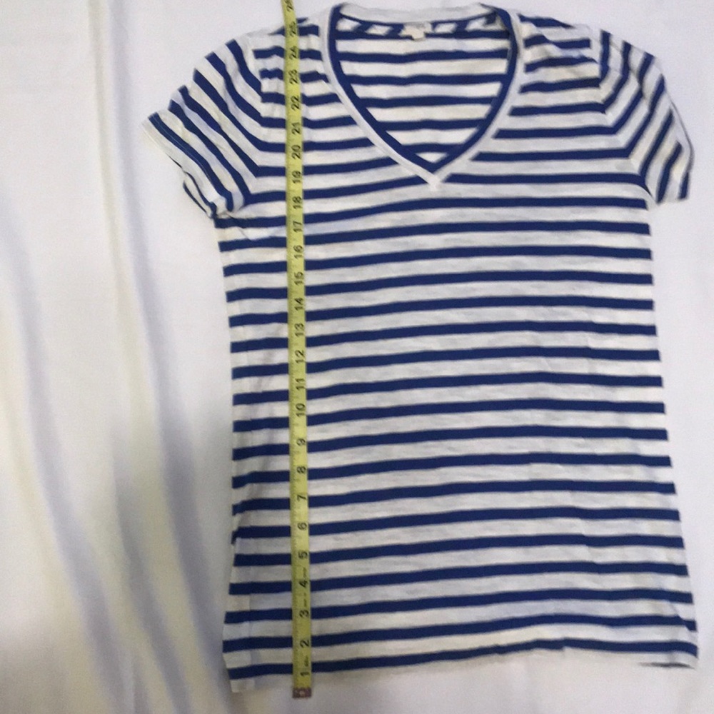 Jcrew Factory striped v-neck tee - Picture 6 of 6